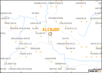 map of El Cajón