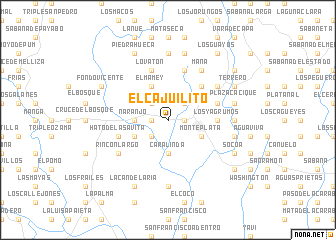 map of El Cajuilito