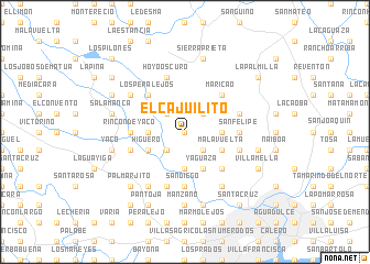 map of El Cajuilito