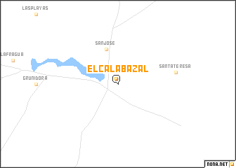 map of El Calabazal