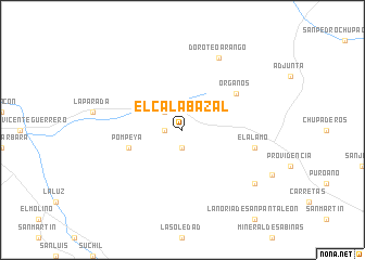 map of El Calabazal
