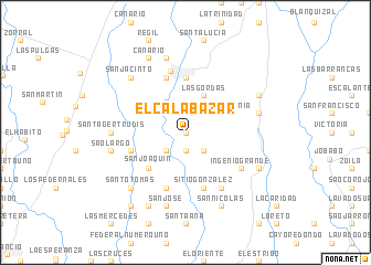 map of El Calabazar