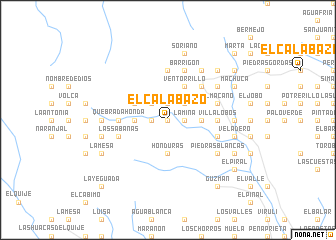 map of El Calabazo