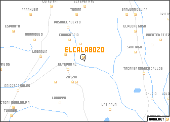 map of El Calabozo