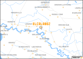 map of El Calaboz