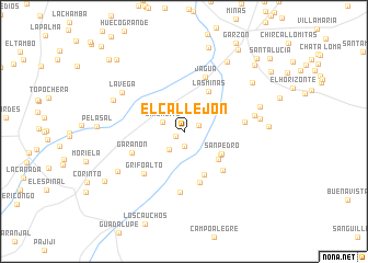 map of El Callejón