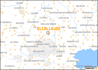 map of El Callejón