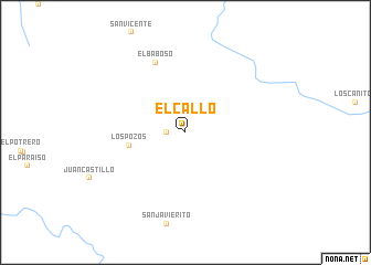 map of El Callo