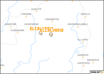 map of El Calvario