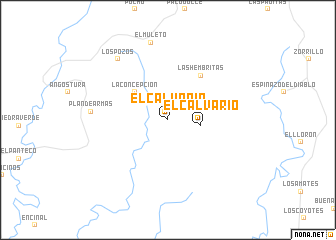 map of El Calvario