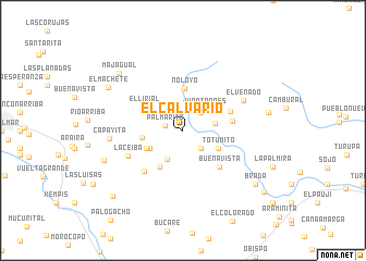 map of El Calvario