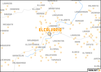 map of El Calvario