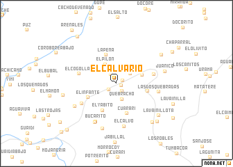 map of El Calvario