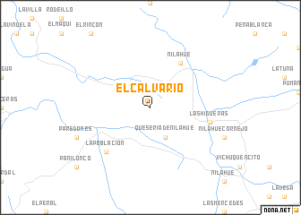 map of El Calvario