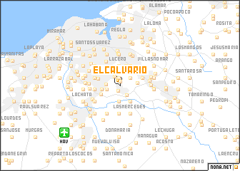 map of El Calvario