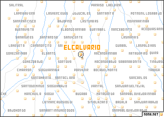 map of El Calvario