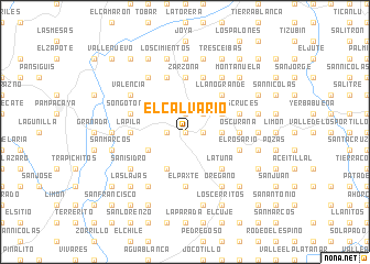 map of El Calvario