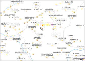 map of El Calvo