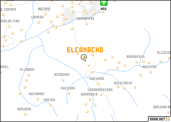 map of El Camacho