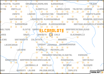 map of El Camalote