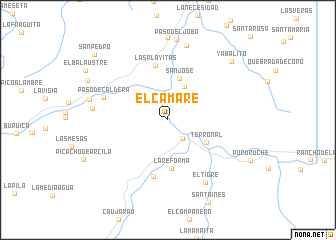 map of El Camare