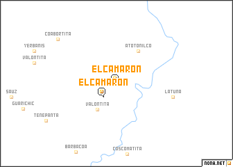 map of El Camaron