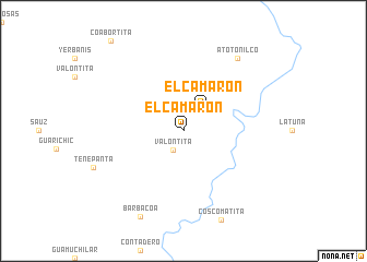 map of El Camarón