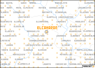 map of El Camarón