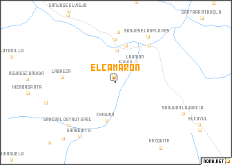 map of El Camarón