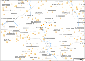 map of El Cambur