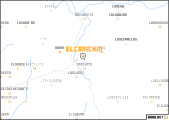 map of El Camichín