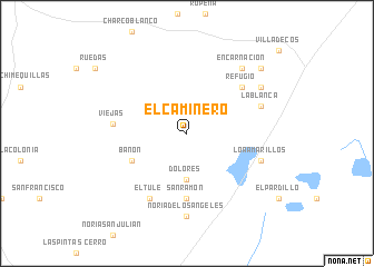 map of El Caminero