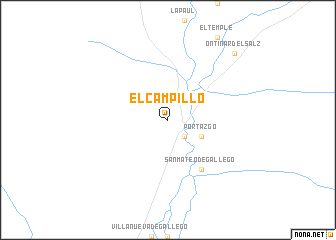 map of El Campillo