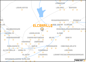 map of El Campillo