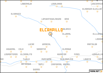 map of El Campillo