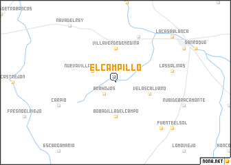 map of El Campillo