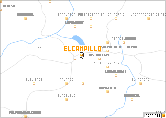 map of El Campillo