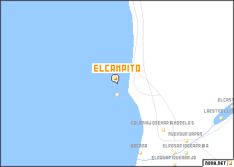 map of El Campito