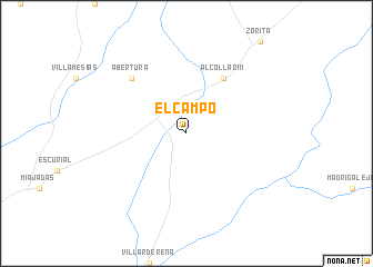 map of El Campo