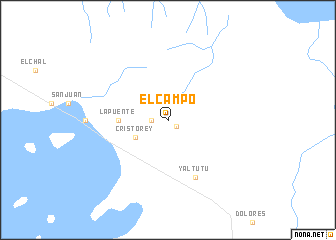 map of El Campo