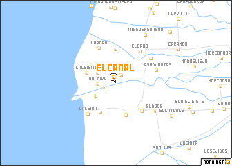 map of El Canal