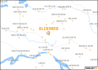 map of El Canano