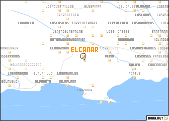 map of El Cañar