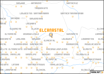 map of El Canastal