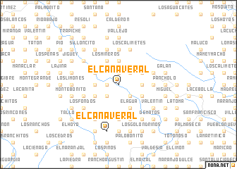 map of El Cañaveral