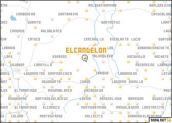 map of El Candelón