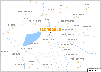 map of El Candelo