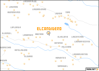 map of El Candidero