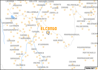 map of El Cando