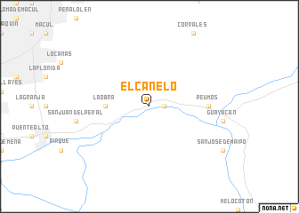 map of El Canelo